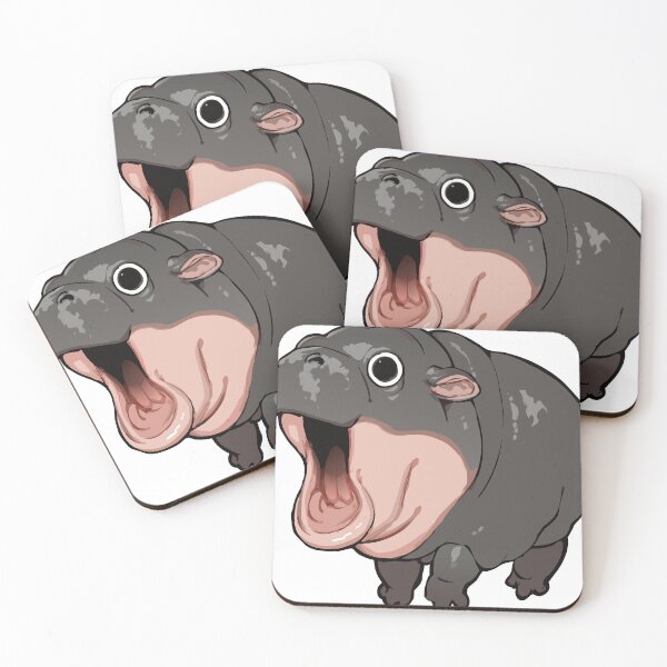 Item preview, Chaotic Little hippo MOO DENG designed and sold by zahirshop.