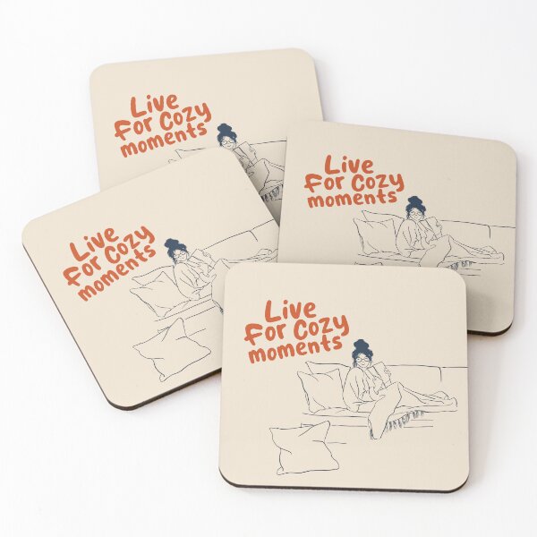 Item preview, Live for Cozy Moments designed and sold by ramblingkopi.