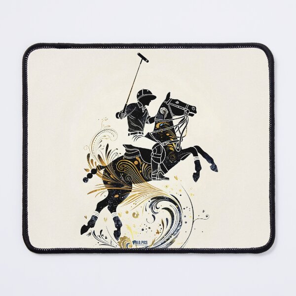 Item preview, onward, polo player black designed and sold by Rhea Silvia Will.