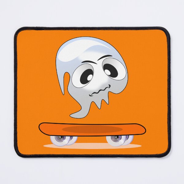 Item preview, Halloween Ghost Skateboard designed and sold by minimalartstory.