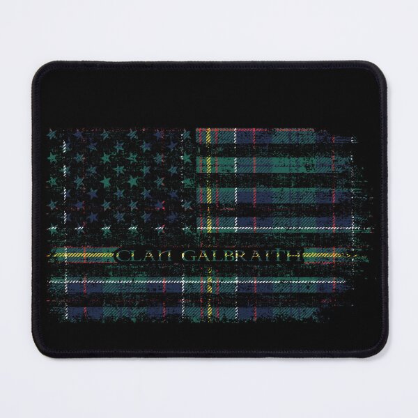 Item preview, Clan Galbraith of Hunterston Scottish tartan US flag Scotland designed and sold by Clan1093.