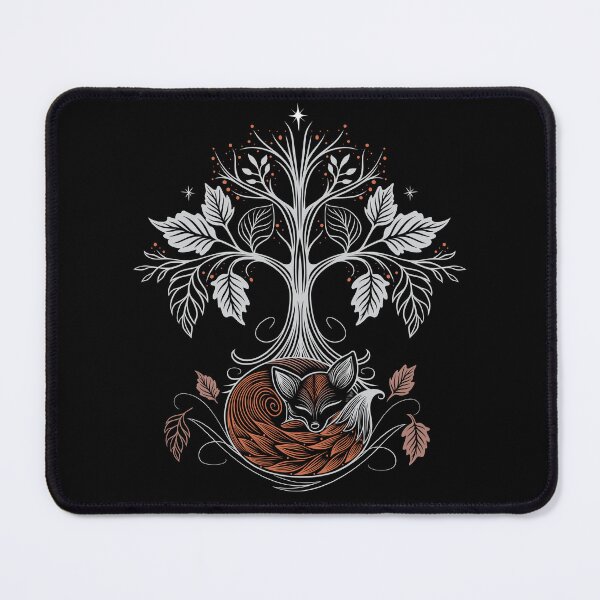 Item preview, Sleeping fox under a tree in autumn designed and sold by Christine Krahl.