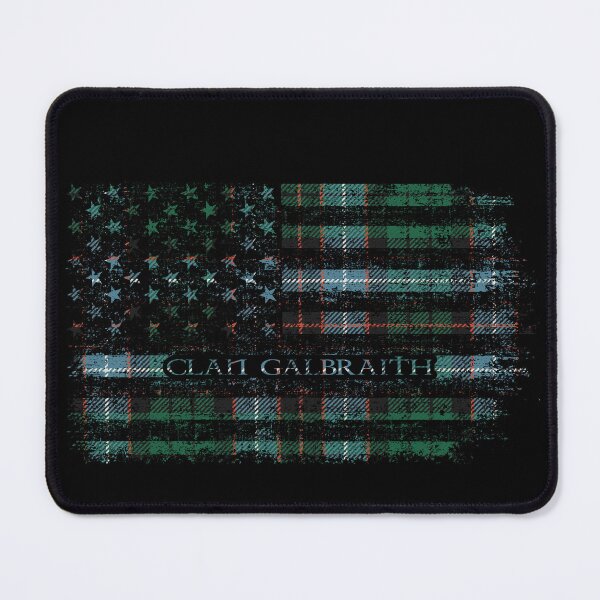 Item preview, Clan Galbraith of Peebleshire Scottish tartan US flag Scotland designed and sold by Clan1093.