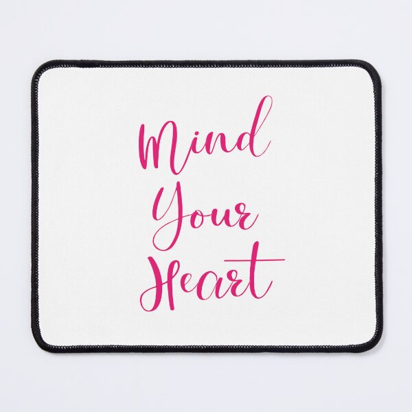 Item preview, Mind Your Heart Pink designed and sold by Erkadesign.