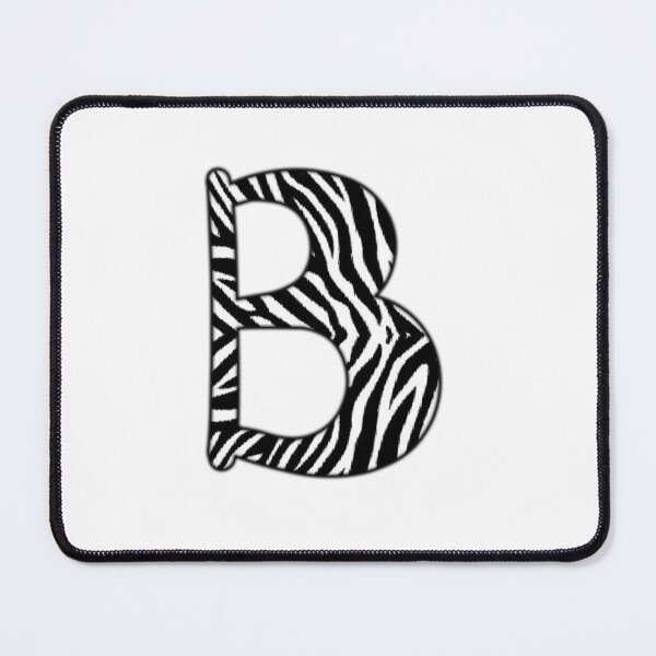 Item preview, Uppercase letter B with zebra stripe pattern designed and sold by Audrey Janvier | AJD.