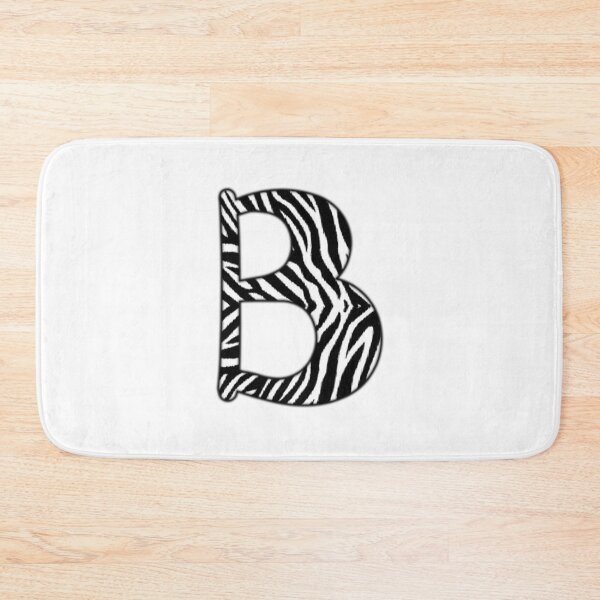 Item preview, Uppercase letter B with zebra stripe pattern designed and sold by Audrey Janvier | AJD.