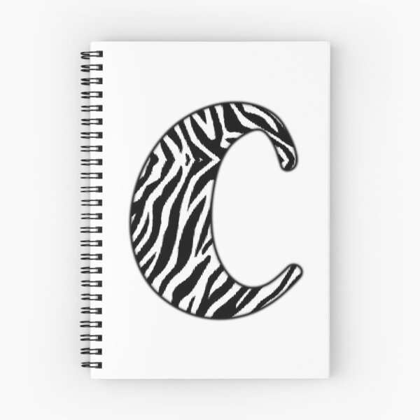 Item preview, Uppercase letter C with zebra stripe pattern designed and sold by Audrey Janvier | AJD.