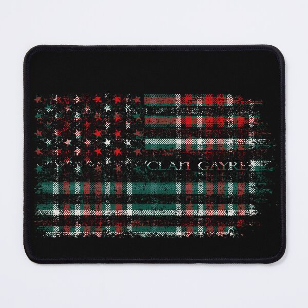 Item preview, Clan Gayre Bodyguard Scottish tartan US flag Scotland designed and sold by Clan1093.