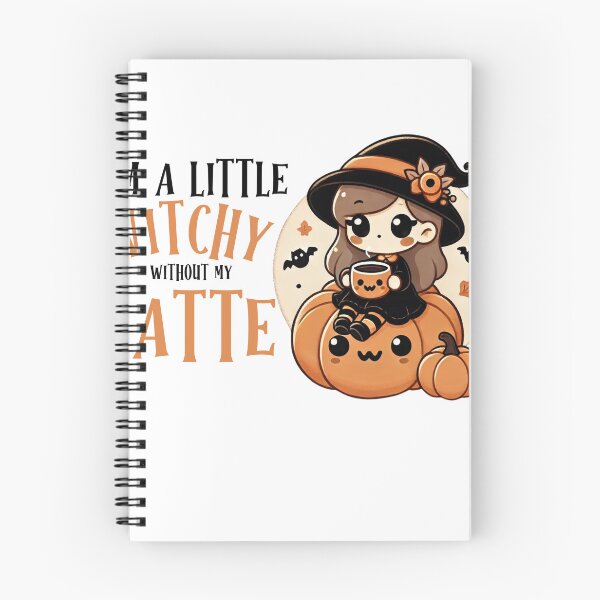 Item preview, Little Cute Witchy With Latte designed and sold by The Art of Kkatarynka.