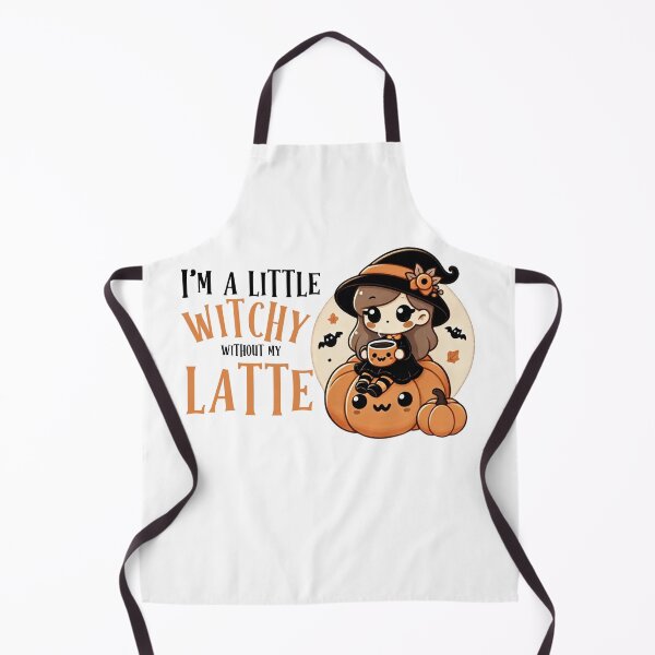Item preview, Little Cute Witchy With Latte designed and sold by The Art of Kkatarynka.