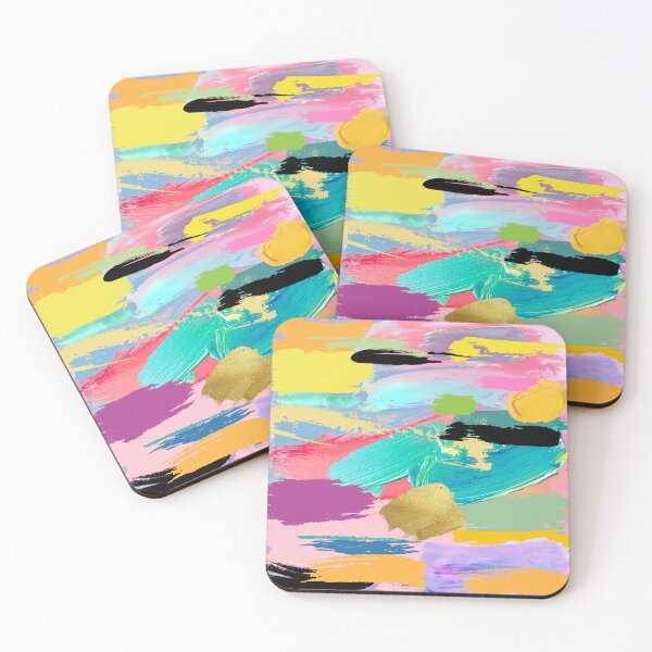 Item preview, Colourful Abstract Painting, Brush Strokes designed and sold by larissa-myrie.