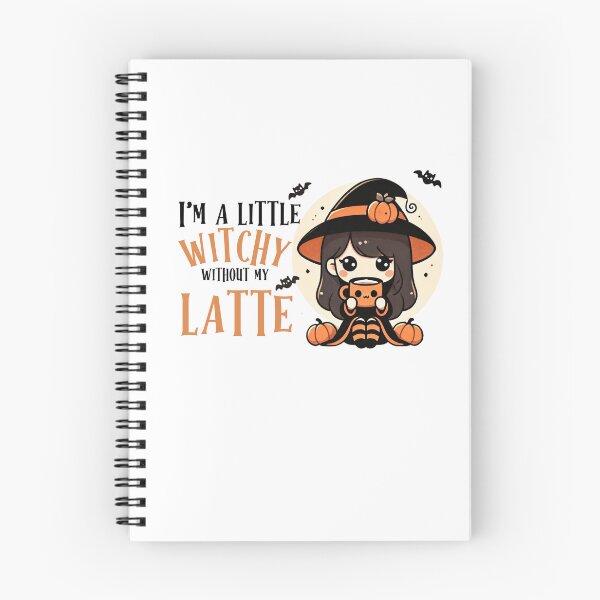 Item preview, Little Cute Witchy With Latte designed and sold by The Art of Kkatarynka.