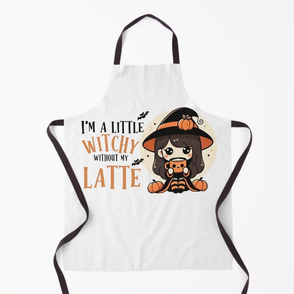 Item preview, Little Cute Witchy With Latte designed and sold by The Art of Kkatarynka.