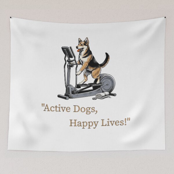 Item preview, Happy Paws: Dogs Cardio Playtime on the Treadmill designed and sold by Papinour.