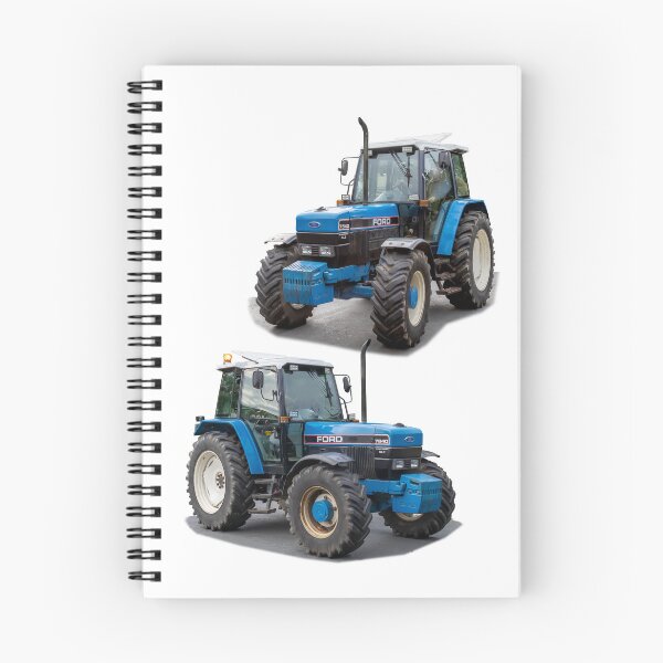Artikelvorschau, blauer Traktor entworfen und verkauft von Millysuewood.