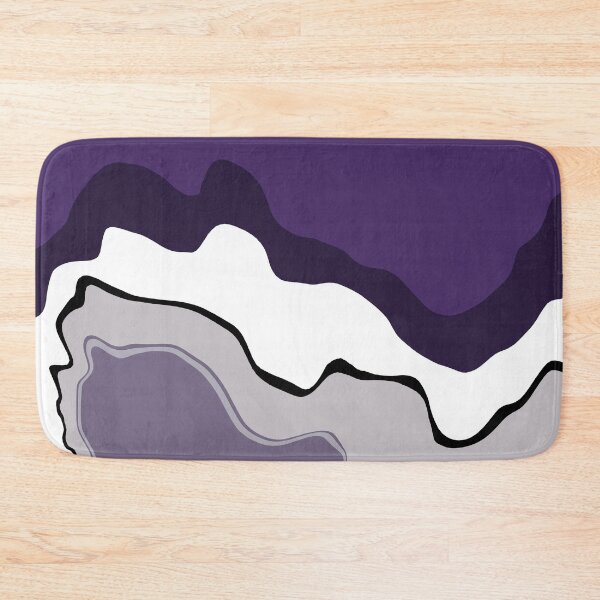 Item preview, Retro Swirls Liquid Swirl Abstract Pattern 70s Style Lilac 3 of 4 designed and sold by Beachy.