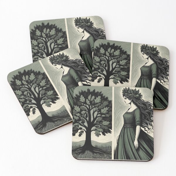 Item preview, Oak Tree Goddess designed and sold by morwenna-.