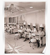 Póster Salón de belleza vintage