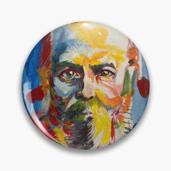 Item preview, Dostoyevsky in watercolor designed and sold by Leon Schreiber.