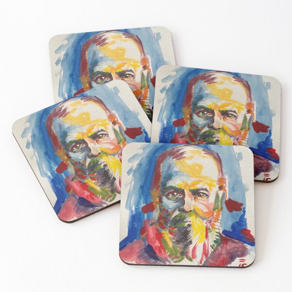 Item preview, Dostoyevsky in watercolor designed and sold by Leon Schreiber.