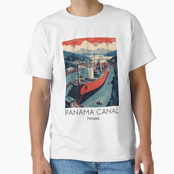 Item preview, A Vintage Travel Illustration of the Panama Canal - Panama  designed and sold by GoodOldVintage.