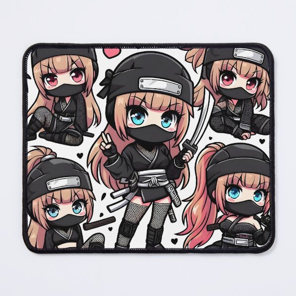 Item preview, Hot Chibi ninja pattern 2.0 designed and sold by StickyGuys.