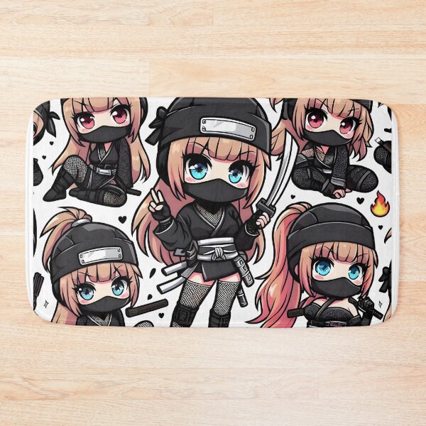 Item preview, Hot Chibi ninja pattern 2.0 designed and sold by StickyGuys.