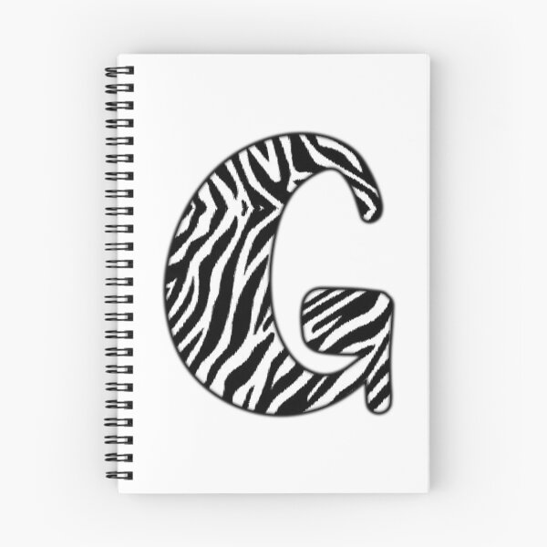 Item preview, Uppercase letter G with zebra stripe pattern designed and sold by Audrey Janvier | AJD.
