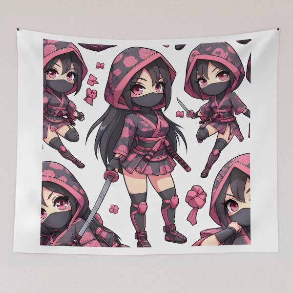 Item preview, Hot Chibi ninja pattern 3.0 designed and sold by StickyGuys.