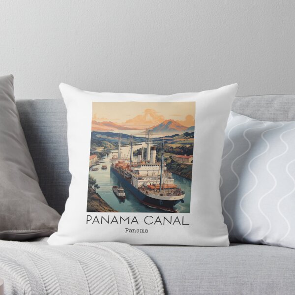 Item preview, A Vintage Travel Illustration of the Panama Canal - Panama  designed and sold by GoodOldVintage.