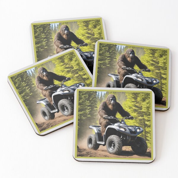 Item preview, Bigfoot on Quad designed and sold by AMERICANCHEEZ.