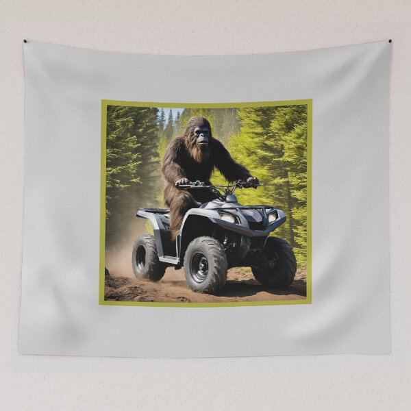 Item preview, Bigfoot on Quad designed and sold by AMERICANCHEEZ.