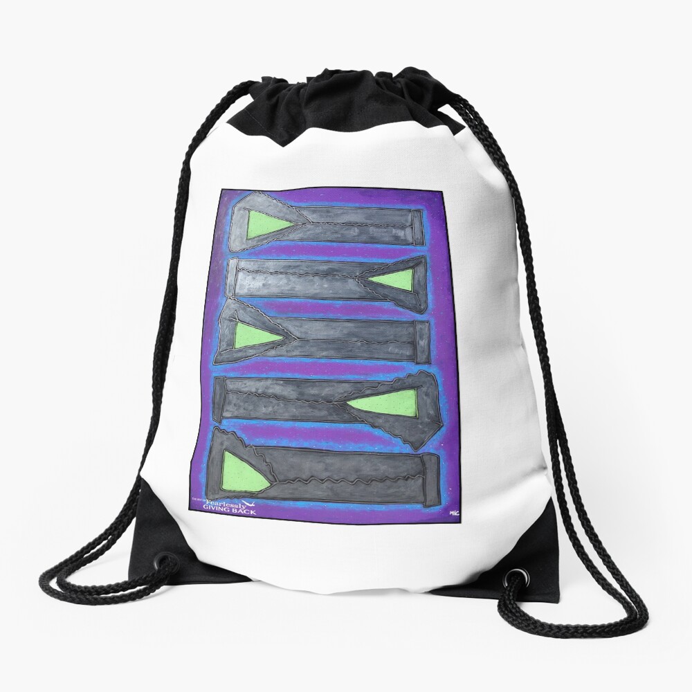 Be Minty Drawstring Bag