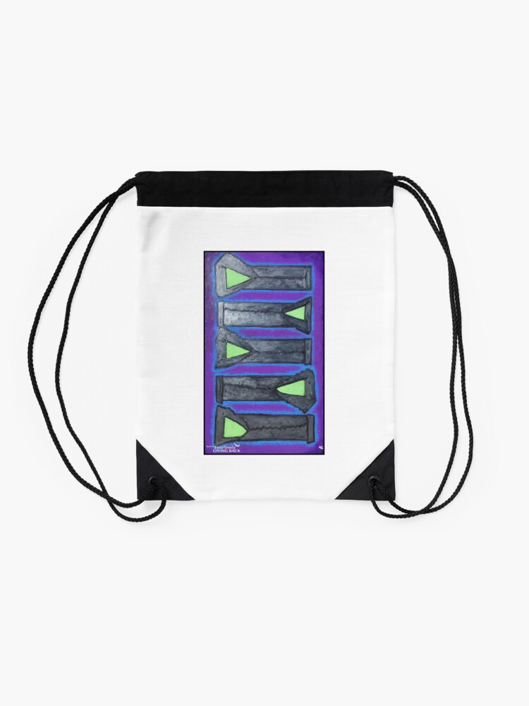 Alternate view of Be Minty Drawstring Bag