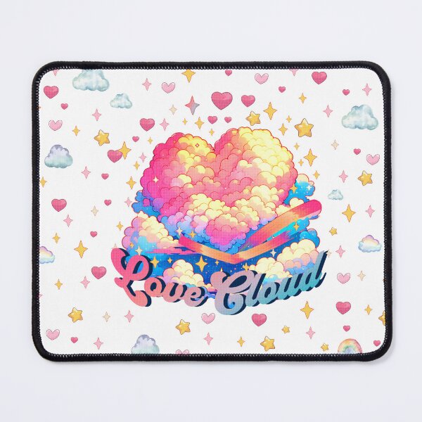 Item preview, Love Cloud – Whimsical Heart and Cloud Design for Pure Love designed and sold by Marwan Atif.
