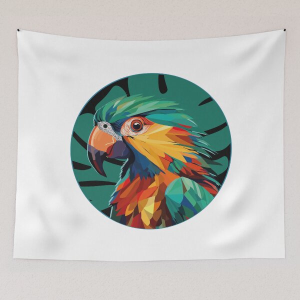 Item preview, A mischievous parrot is watching you. designed and sold by Nanar1984.