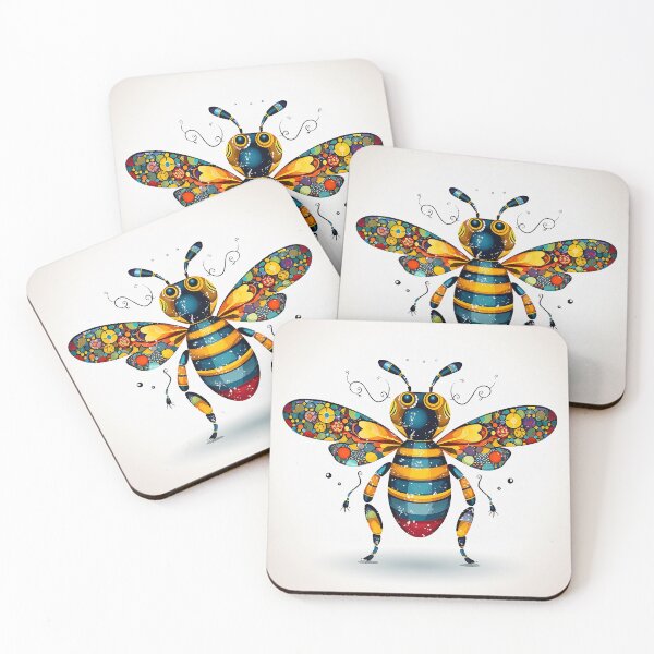 Item preview, Quibees - Crazy Bees (4/16) designed and sold by sabantha.