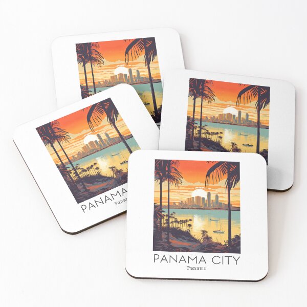 Item preview, A Vintage Travel Illustration of the Panama City - Panama  designed and sold by GoodOldVintage.