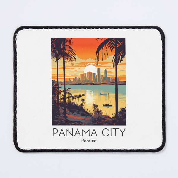 Item preview, A Vintage Travel Illustration of the Panama City - Panama designed and sold by GoodOldVintage.