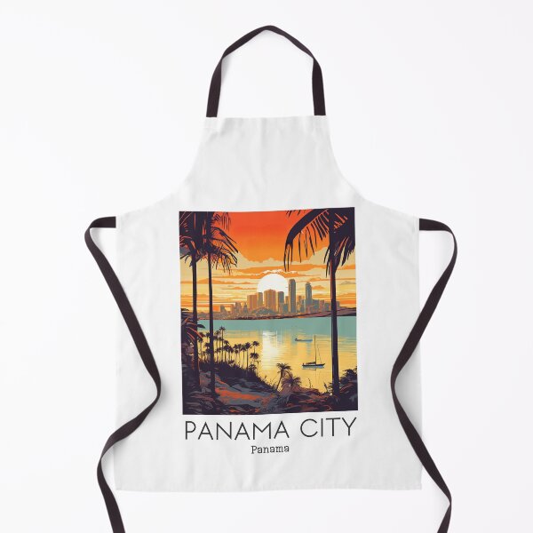 Item preview, A Vintage Travel Illustration of the Panama City - Panama designed and sold by GoodOldVintage.