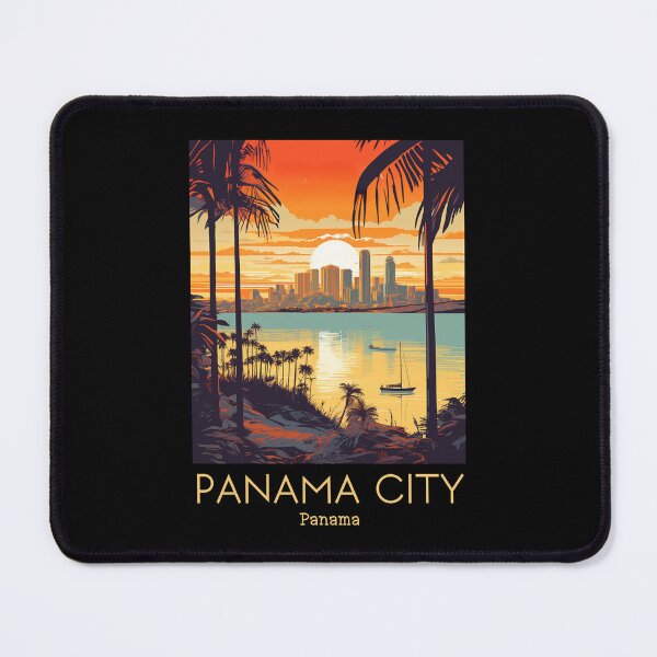Item preview, A Vintage Travel Illustration of the Panama City - Panama  designed and sold by GoodOldVintage.