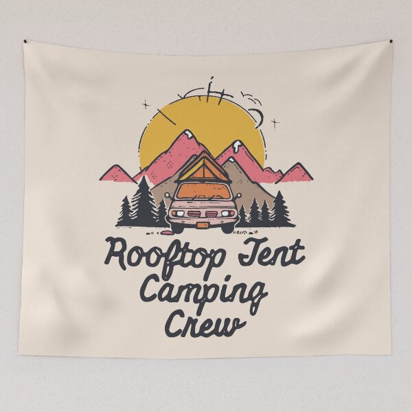 Item preview, Rooftop Tent Camping Crew designed and sold by emmjott.