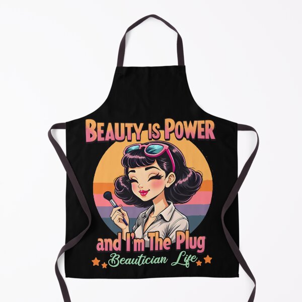 Item preview, Beautician | Beauty is Power and I'm the plug - Beautician Life designed and sold by TheInkyOwl-TIO.