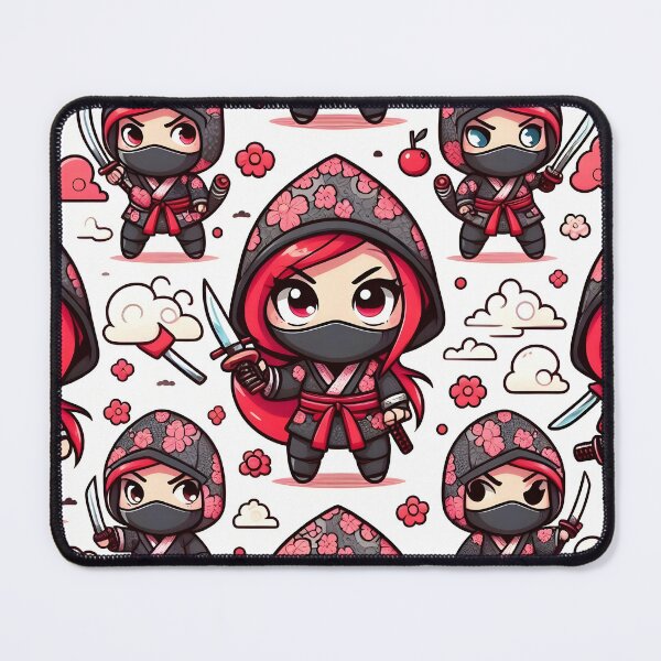 Item preview, Cute Chibi ninja pattern 5.0 designed and sold by StickyGuys.