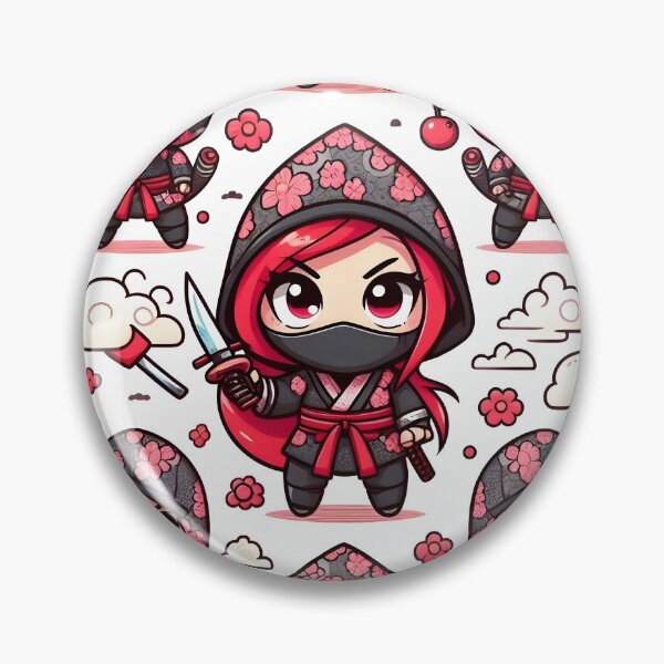 Item preview, Cute Chibi ninja pattern 5.0 designed and sold by StickyGuys.