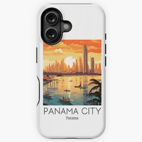Item preview, A Vintage Travel Illustration of the Panama City - Panama  designed and sold by GoodOldVintage.