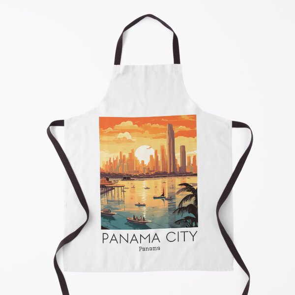 Item preview, A Vintage Travel Illustration of the Panama City - Panama designed and sold by GoodOldVintage.