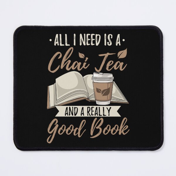Item preview, Chai Tea and Good Book Lover designed and sold by Betsytiptoe.
