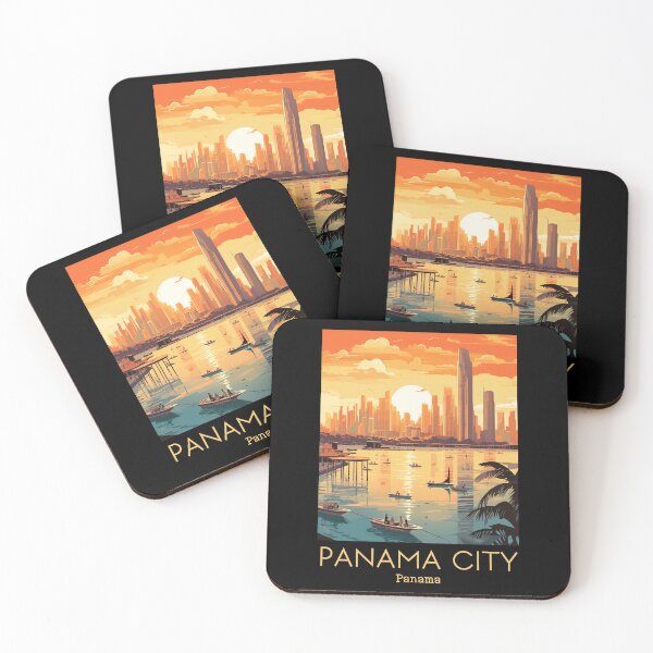 Item preview, A Vintage Travel Illustration of the Panama City - Panama  designed and sold by GoodOldVintage.