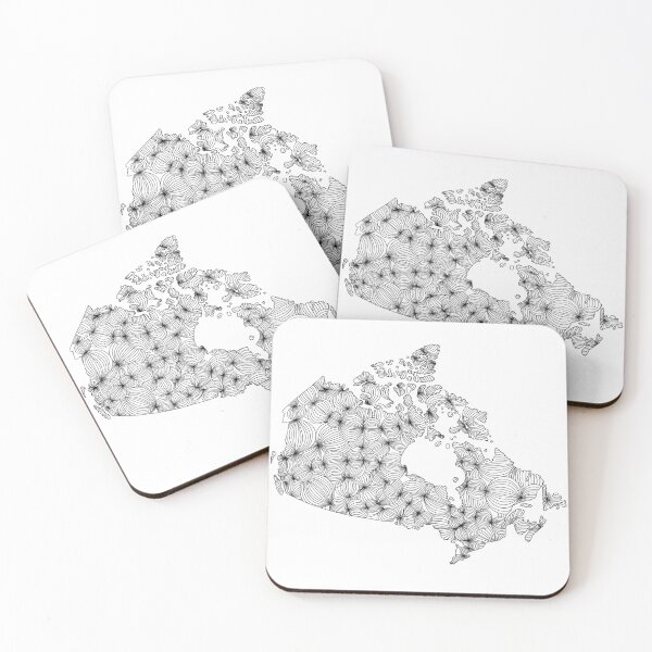 Item preview, Map of Canada Pattern Art designed and sold by JodieMarieArt.